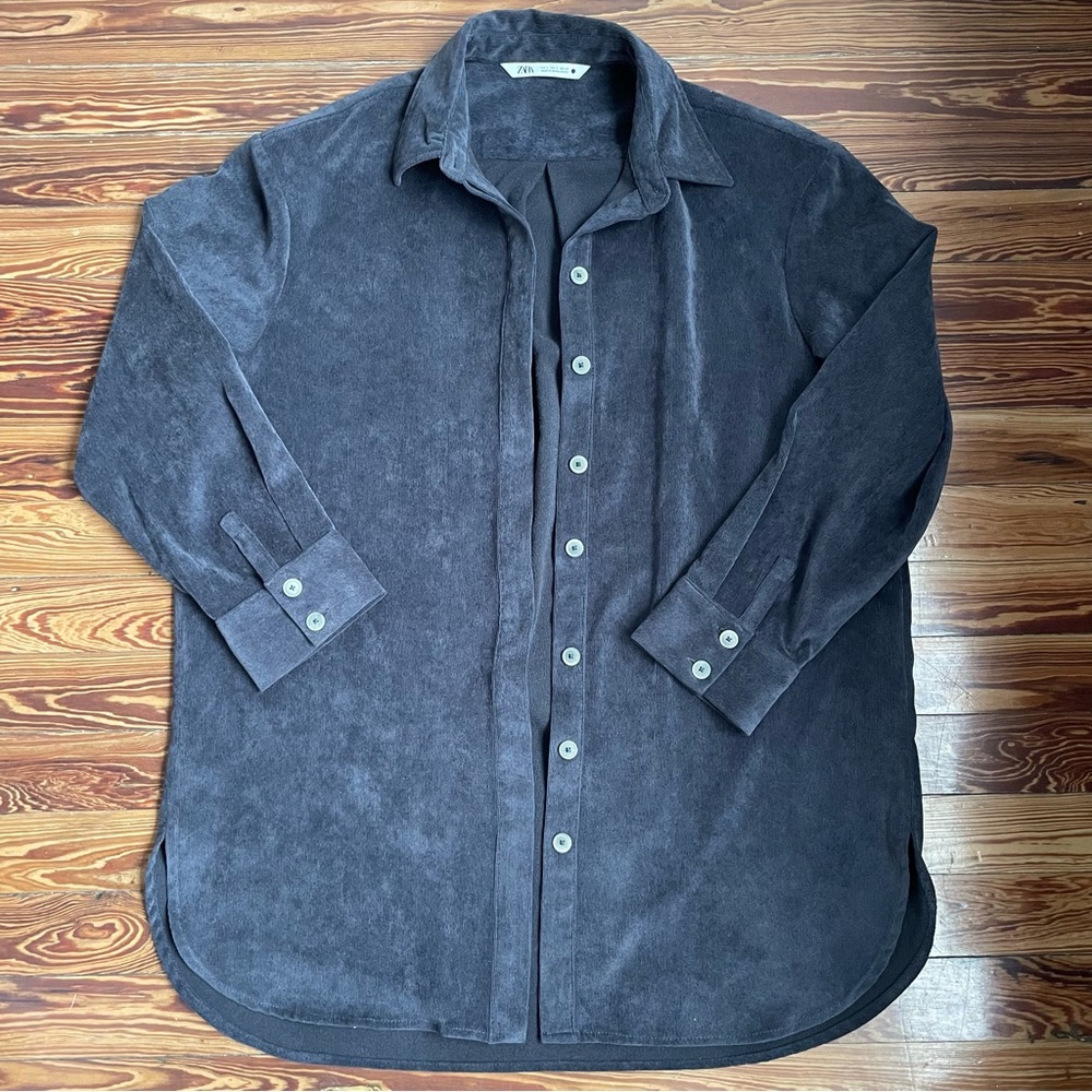 Zara Black Oversized Shacket